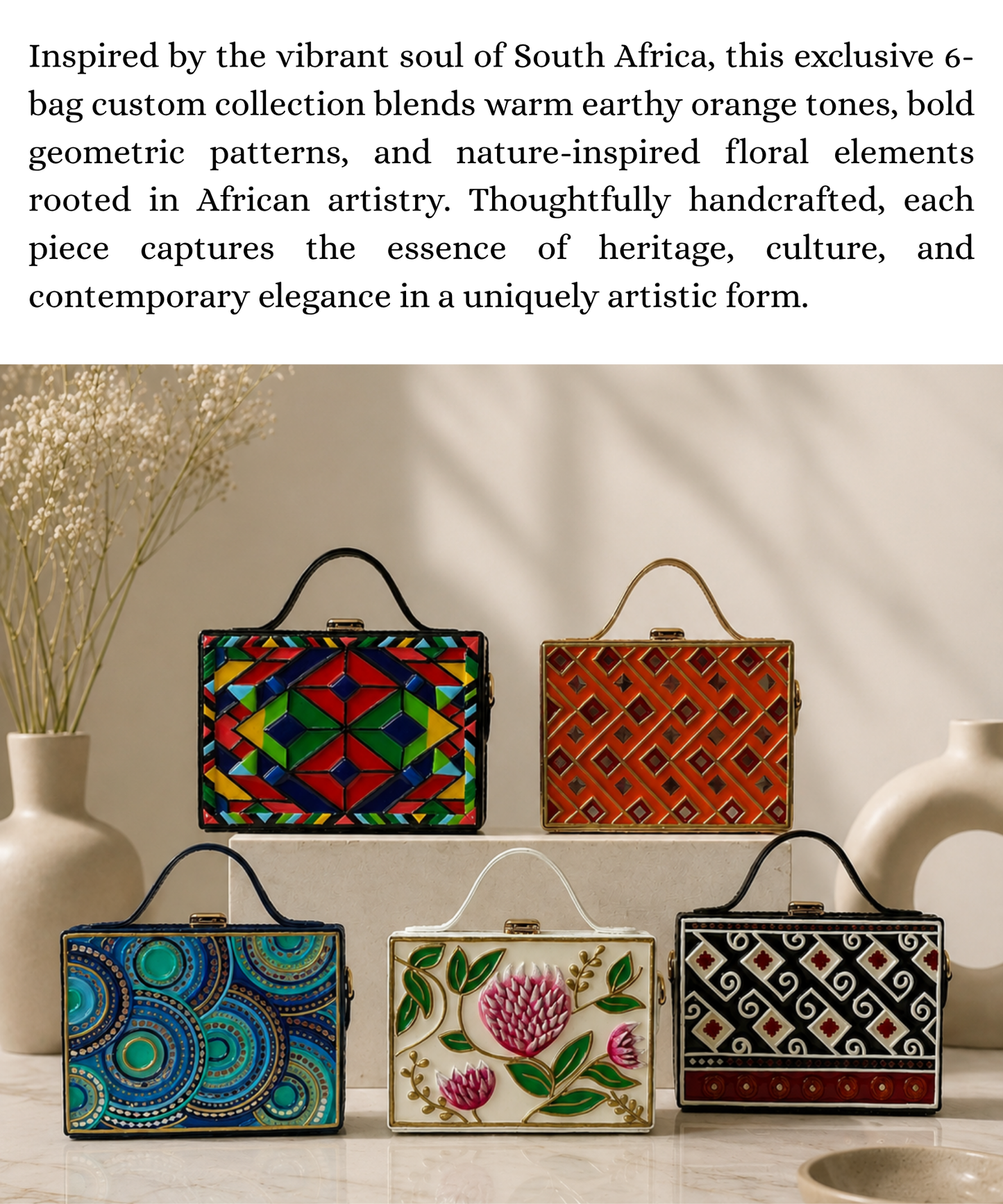 Custom Made Lippan Art Bag