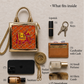 Elephant Handcrafted Lippan Art Handbag/ Sling