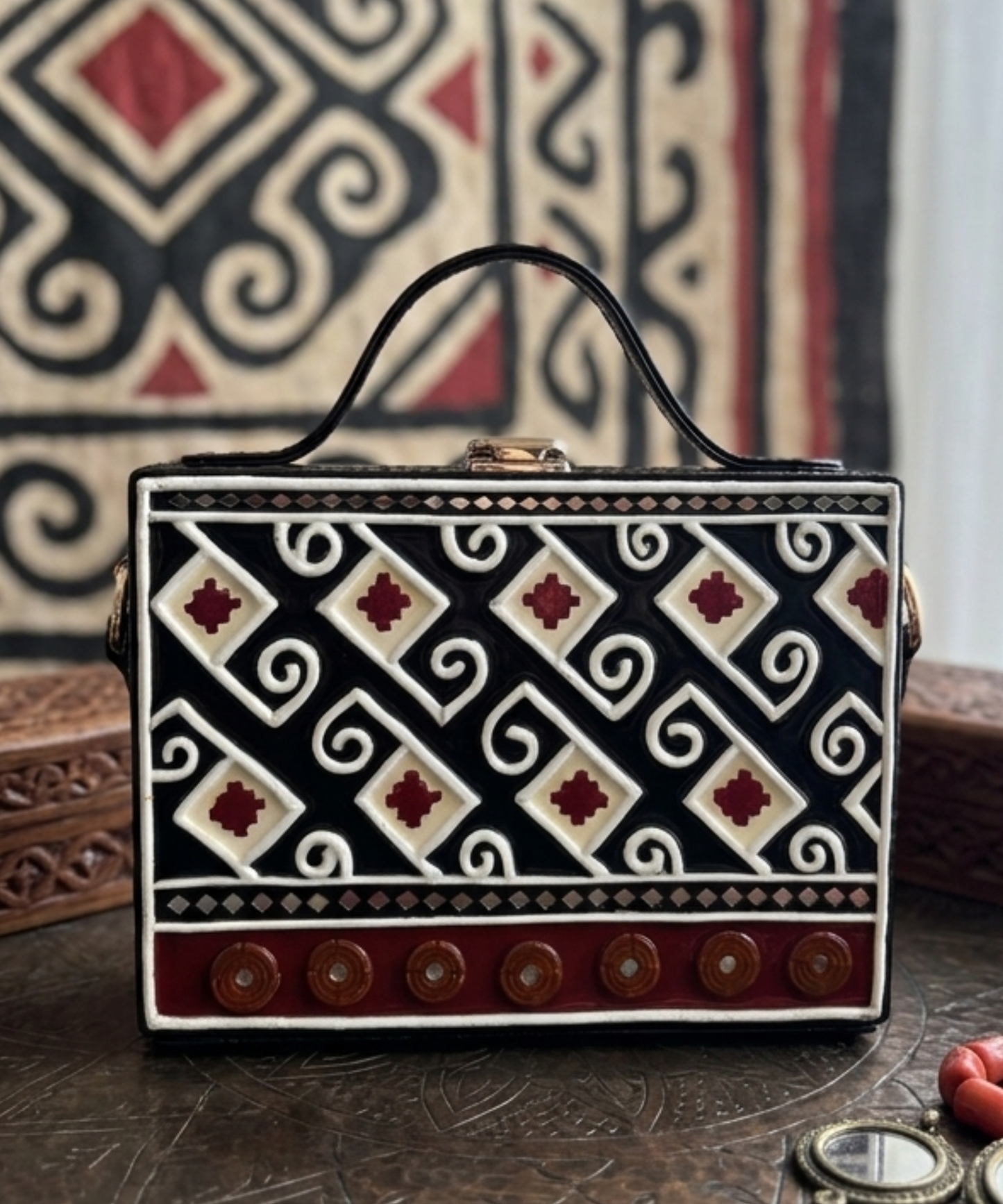 Custom Made Lippan Art Bag