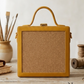 New Leaf Yellow Square Box Bag Sling – Plain Handcrafted Bag