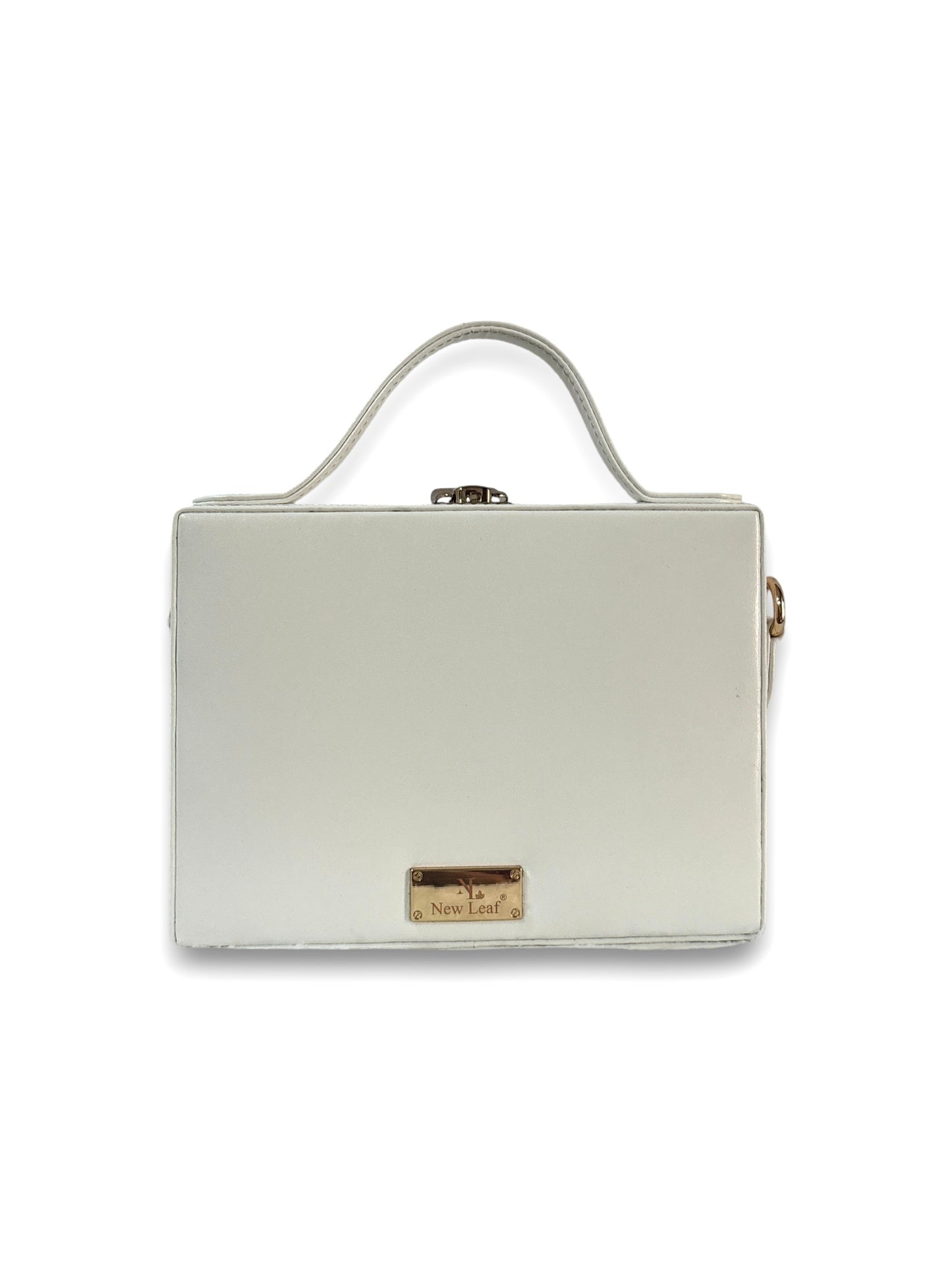 Pastel Lotus Rectangle Lippan Art Box Bag