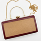 Maroon Rectangle Clutch Sling – Plain Handcrafted Bag
