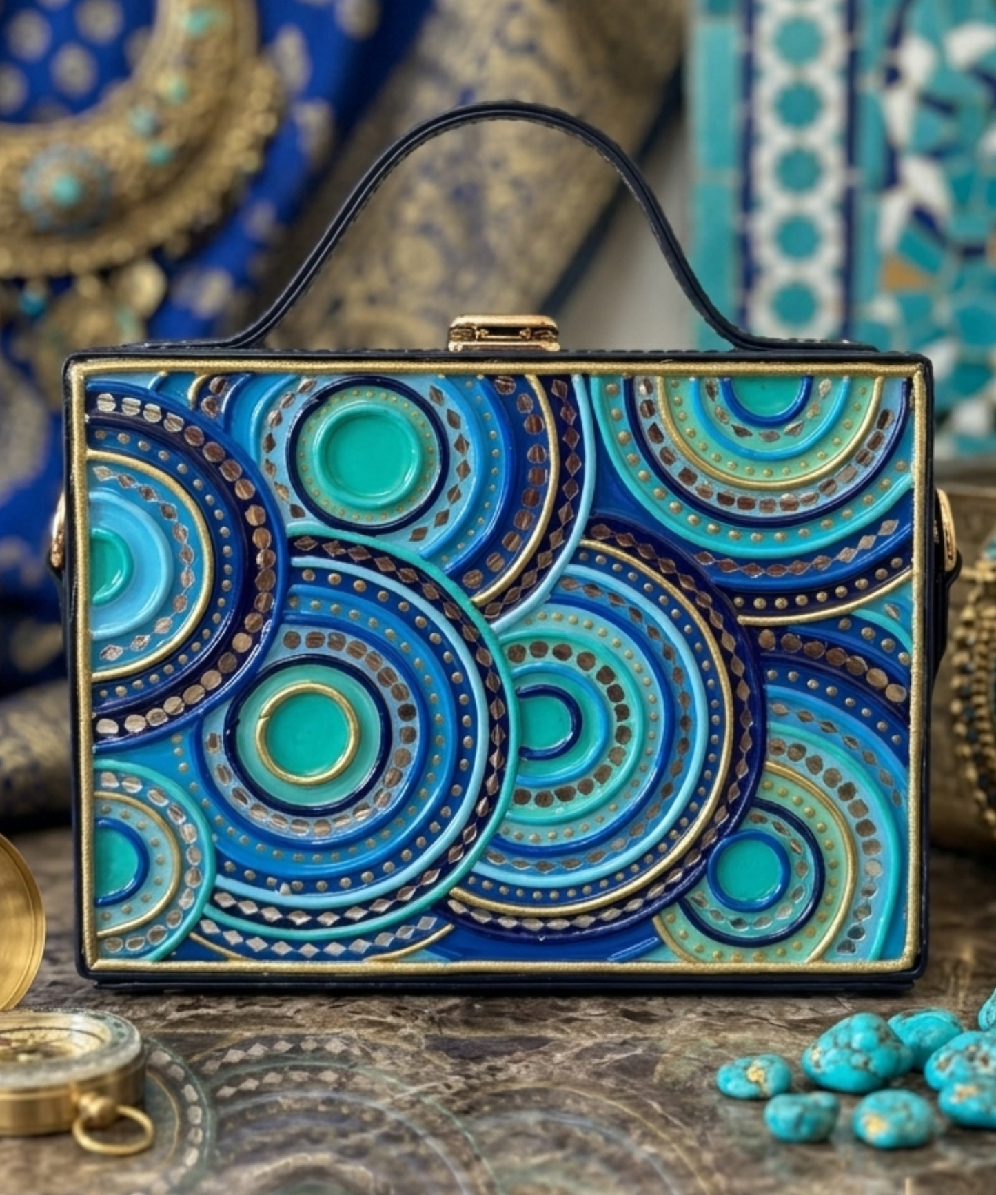 Custom Made Lippan Art Bag