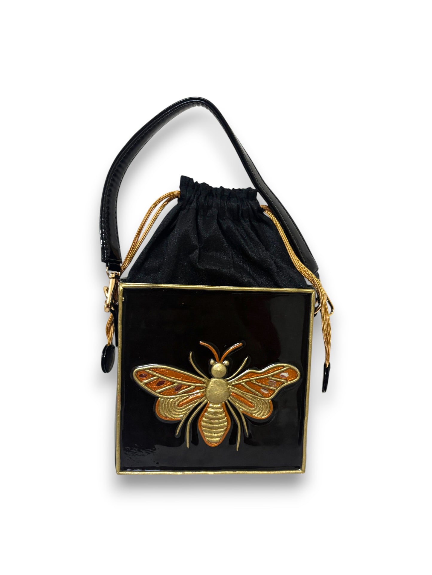 Butterfly Lippan Art  Medium Potli Sling
