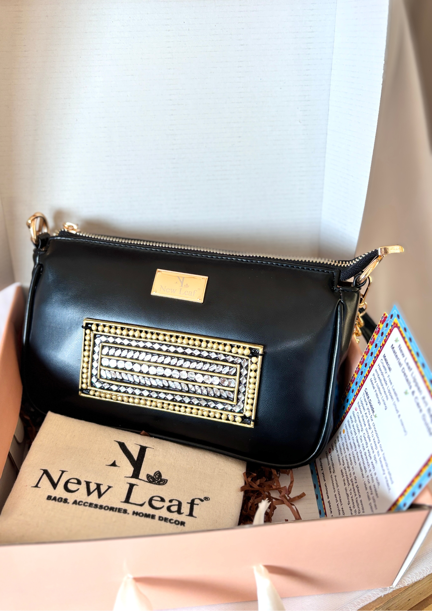 Bagwati Lippan Art Handcrafted Baguette Bag/Sling