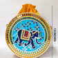 Indie Elephant Lippan Art Handcrafted Potli Bag with Sling