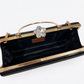 Black Rectangle Clutch Sling – Plain Handcrafted Bag