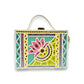 Pastel Lotus Rectangle Lippan Art Box Bag
