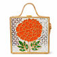 Mini Marigold Lippan Art Handcrafted Square Box Bag