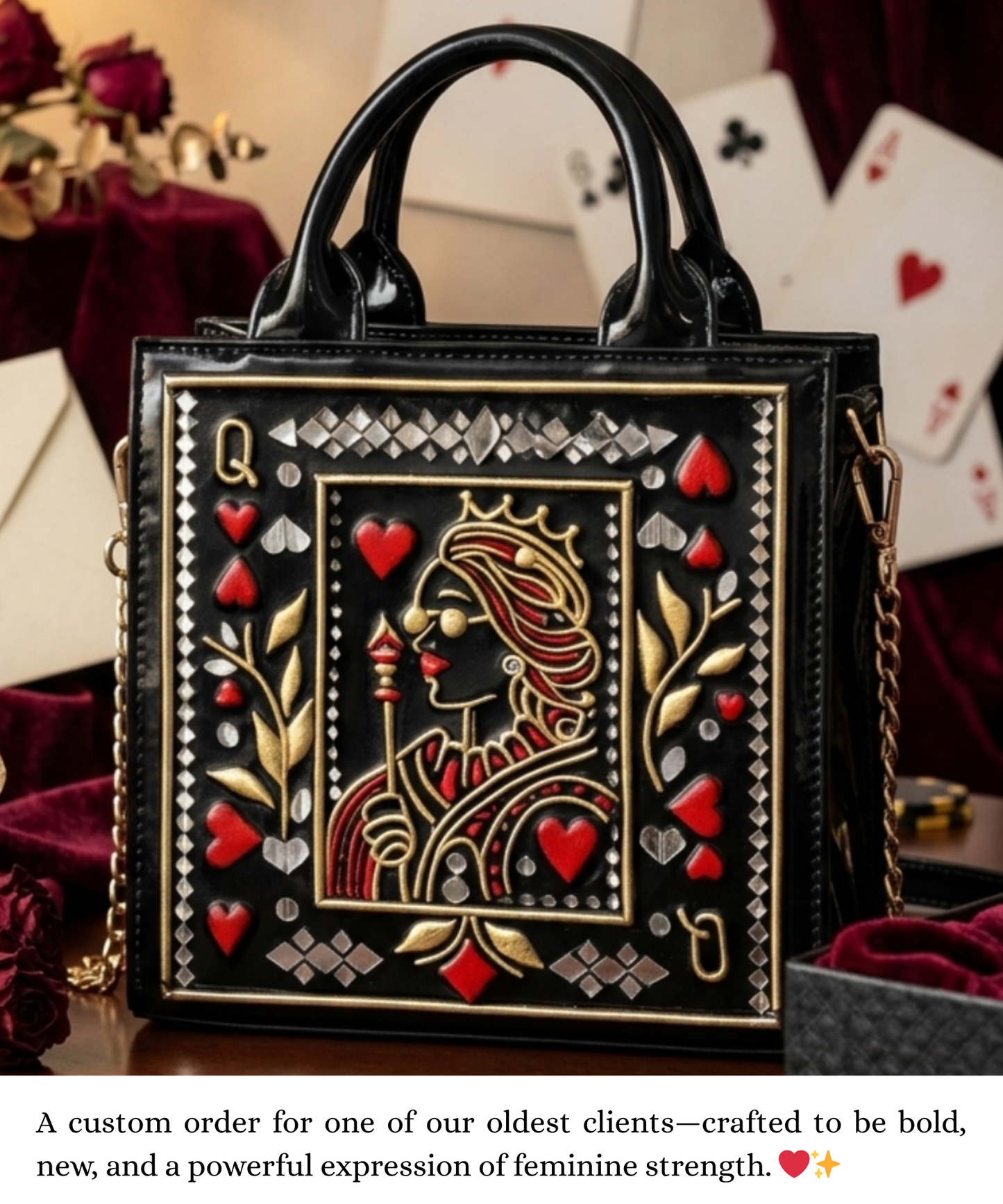 Custom Made Lippan Art Bag