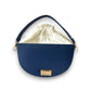 Blue Horizon Semi Circle Lippan Art Potli Sling