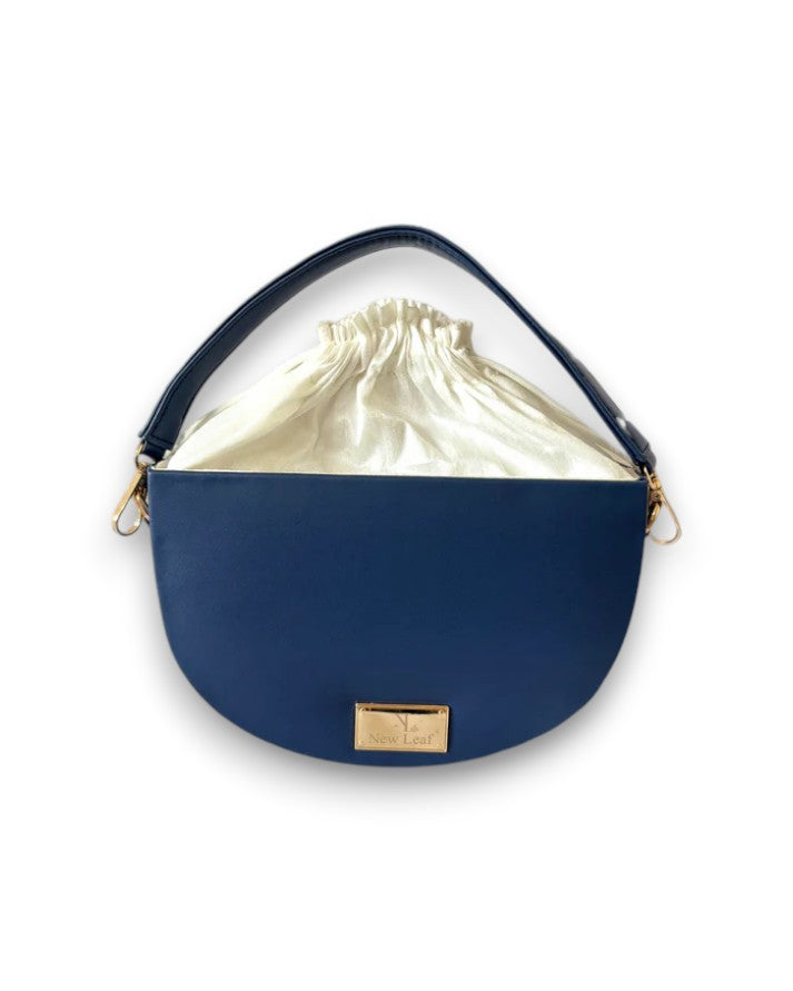 Blue Horizon Semi Circle Lippan Art Potli Sling