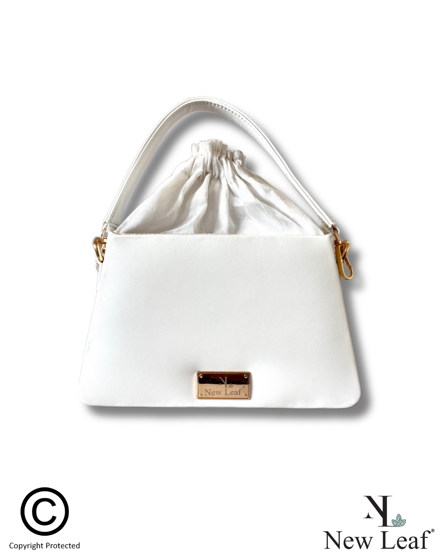 Rosé Grace – Trapezium Potli with Sling