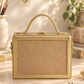 New Leaf Golden Rectangle Box Sling – Plain Handcrafted Bag