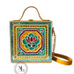 Lotus Lippan Art Handcrafted Box Bag