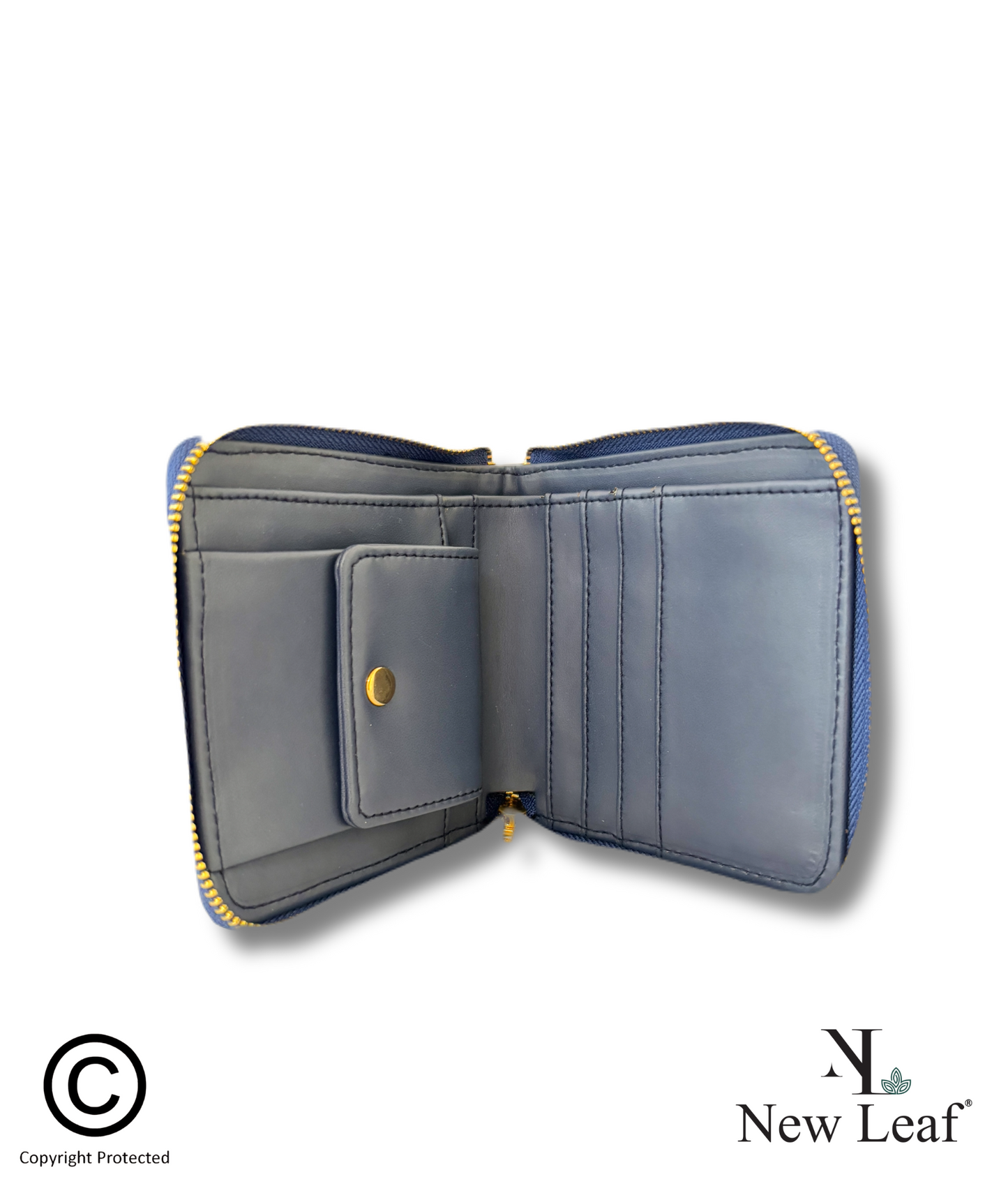 Sunset Blue Lippan Art Mini Wallet