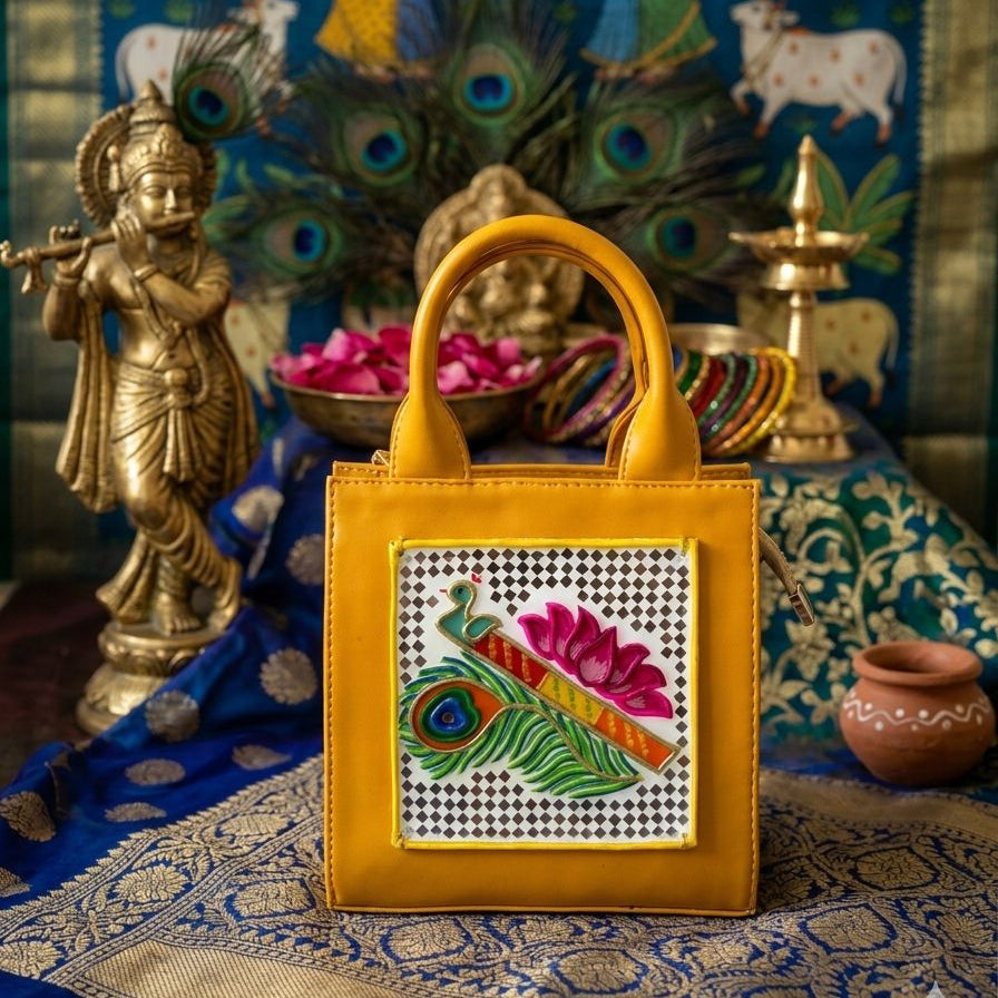 Bansuri Lippan Art Handbag/ Sling