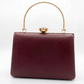 New Leaf  Maroon Trapezium Clutch Sling – Plain Handcrafted Bag
