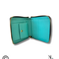 Lotus Teal Lippan Art Mini Wallet