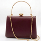 New Leaf  Maroon Trapezium Clutch Sling – Plain Handcrafted Bag