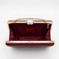 New Leaf  Maroon Trapezium Clutch Sling – Plain Handcrafted Bag