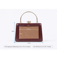 New Leaf  Maroon Trapezium Clutch Sling – Plain Handcrafted Bag