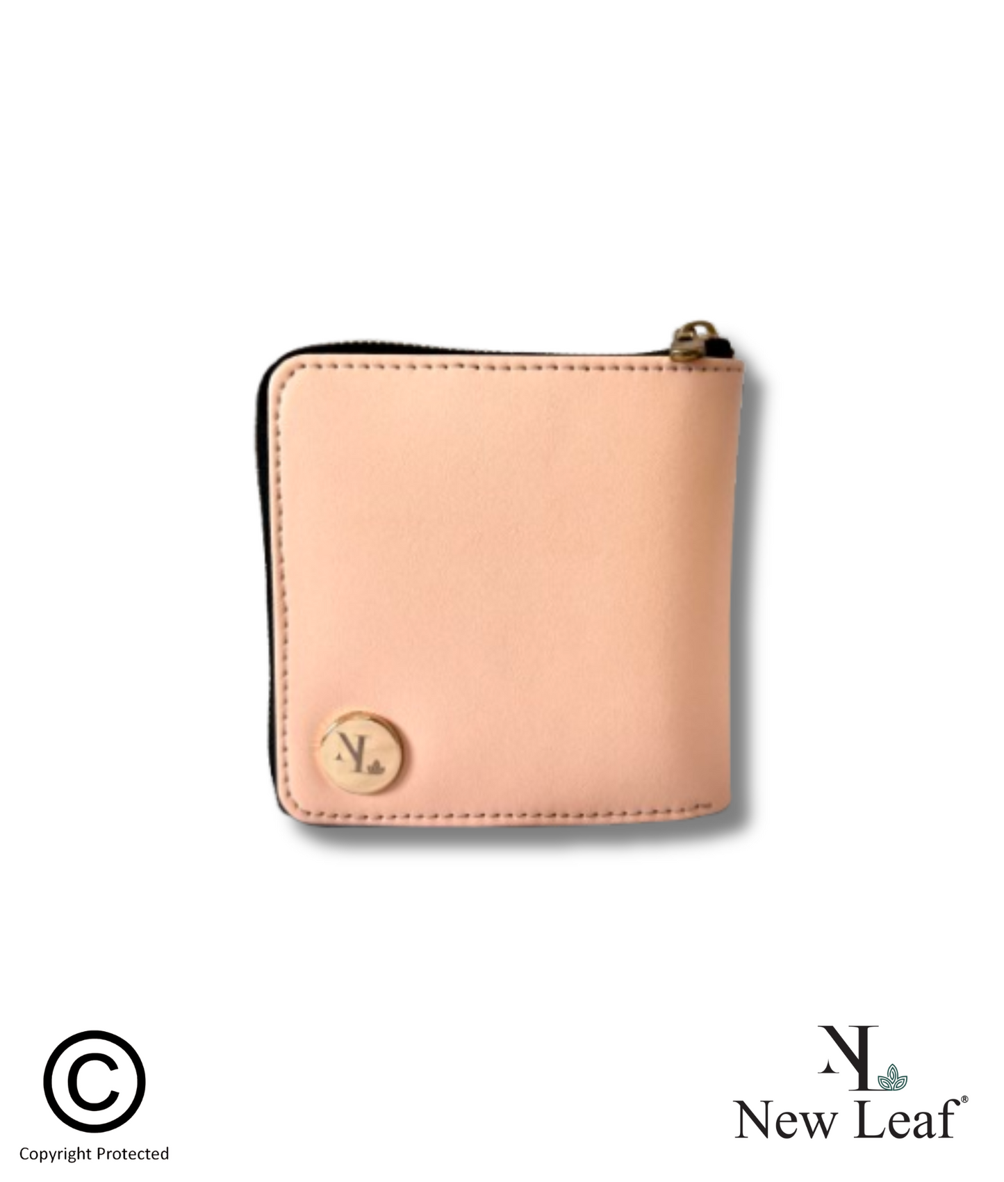 Lotus Peach Lippan Art Mini Wallet