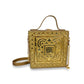 Maharani Square Lippan Art Handcrafted Box Bag
