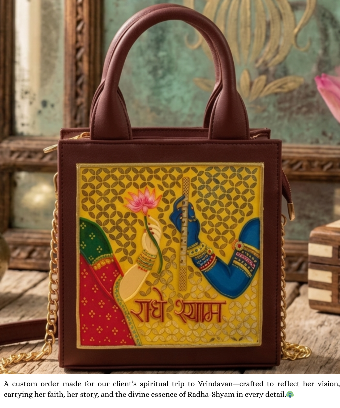 Custom Made Lippan Art Bag