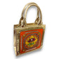 Lotus Handcrafted Lippan Art Handbag/ Sling