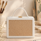 New Leaf White Rectangle Box Sling – Plain Handcrafted Bag
