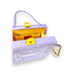 Violet Mirage Lippan Art Handcrafted Box Bag Sling
