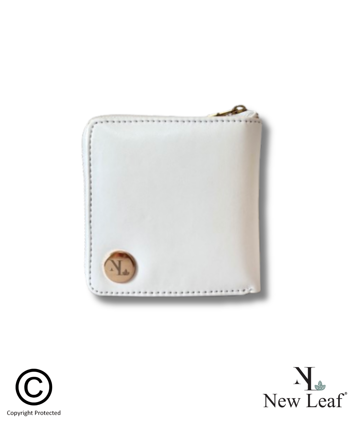Landscape White Lippan Art Mini Wallet