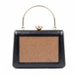 Black Trapezium Clutch Sling – Plain Handcrafted Bag