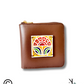 Sunset Brown Lippan Art Mini Wallet
