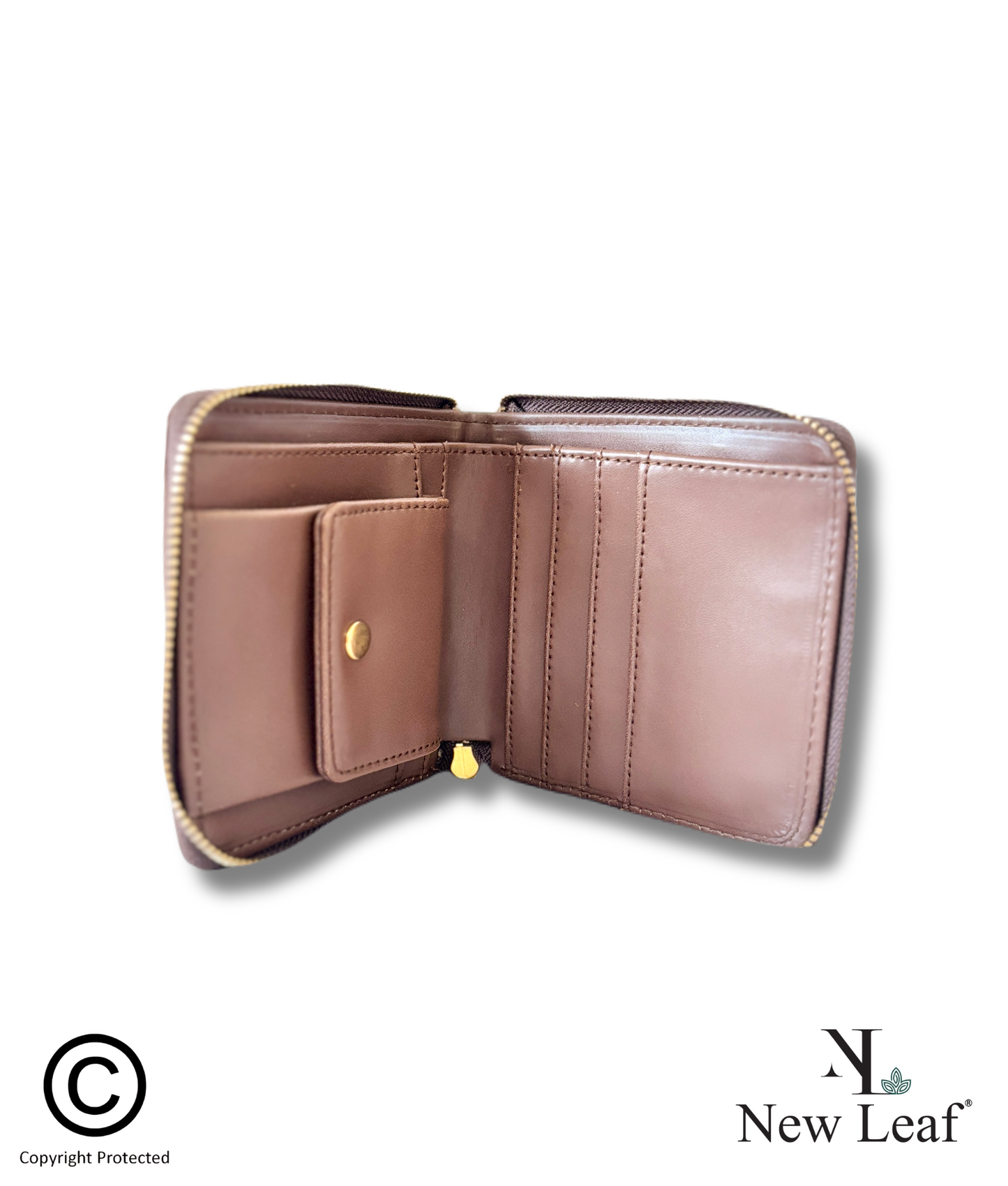 Sunset Brown Lippan Art Mini Wallet