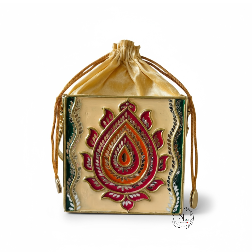 Noor-e Khaas Lippan Art Medium Potli Sling