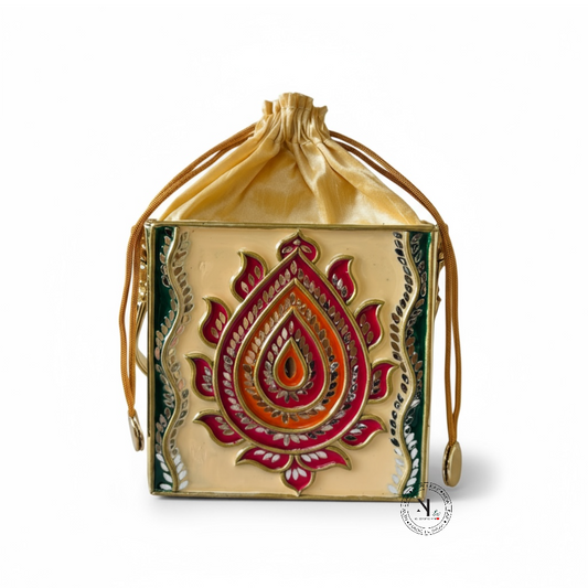 Noor-e Khaas Lippan Art Medium Potli Sling