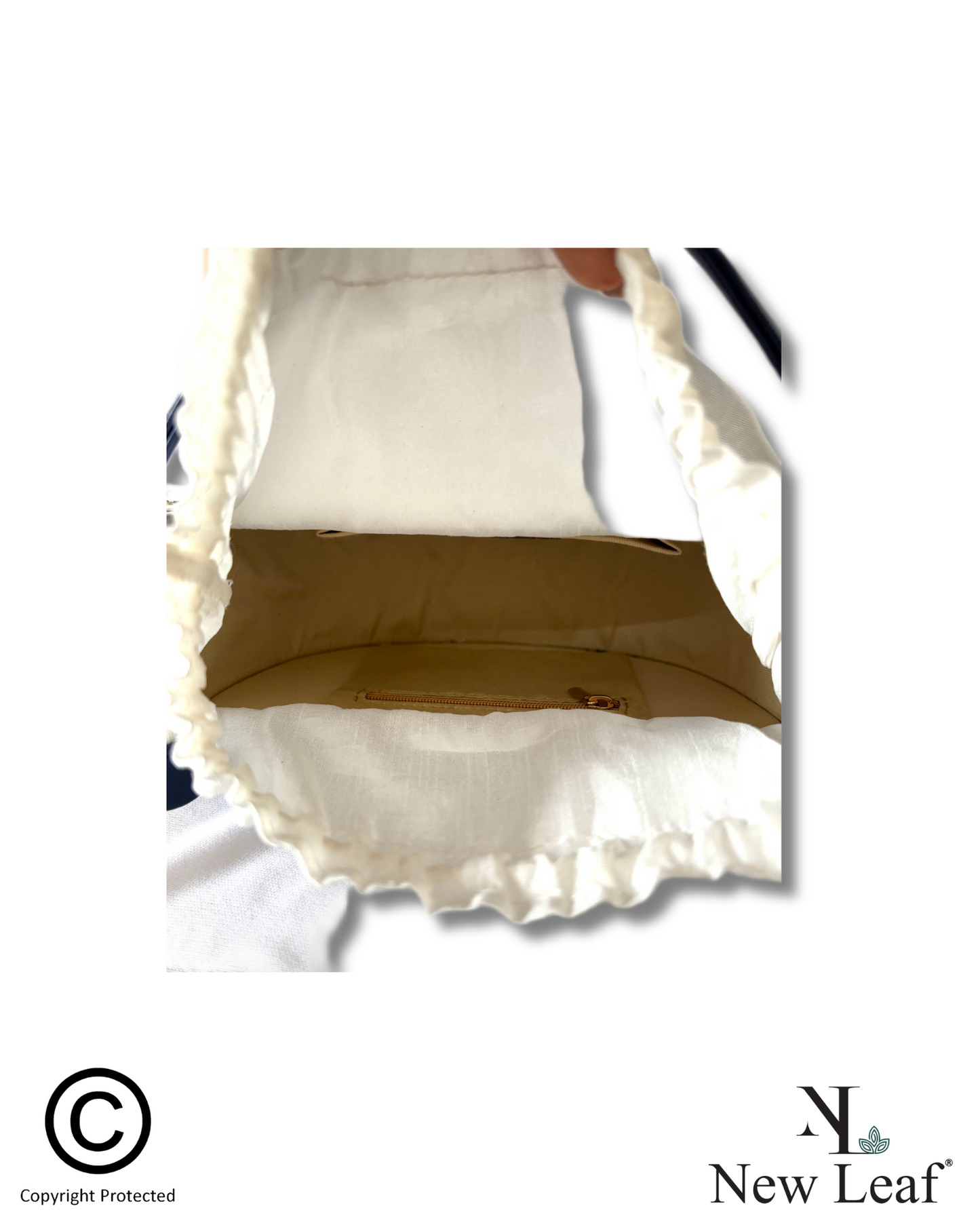 Rosé Grace – Trapezium Potli with Sling