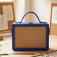 New Leaf Blue Rectangle Box Sling – Plain Handcrafted Bag