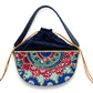 Midnight Mehfil Semi Circle Lippan Art Potli Sling