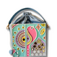Pastel Peacock Lippan Art Medium Potli Handcrafted Sling Bag