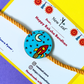 Space Hand painted Rakhi
