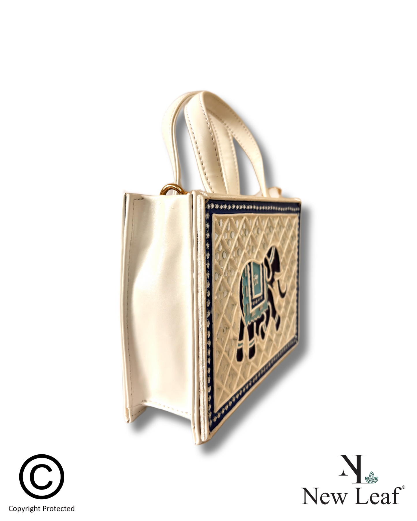 Royal Elephant Lippan Art Handcrafted Sling