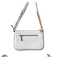 White Charm Lippan Art Handcrafted Baguette Bag/Sling