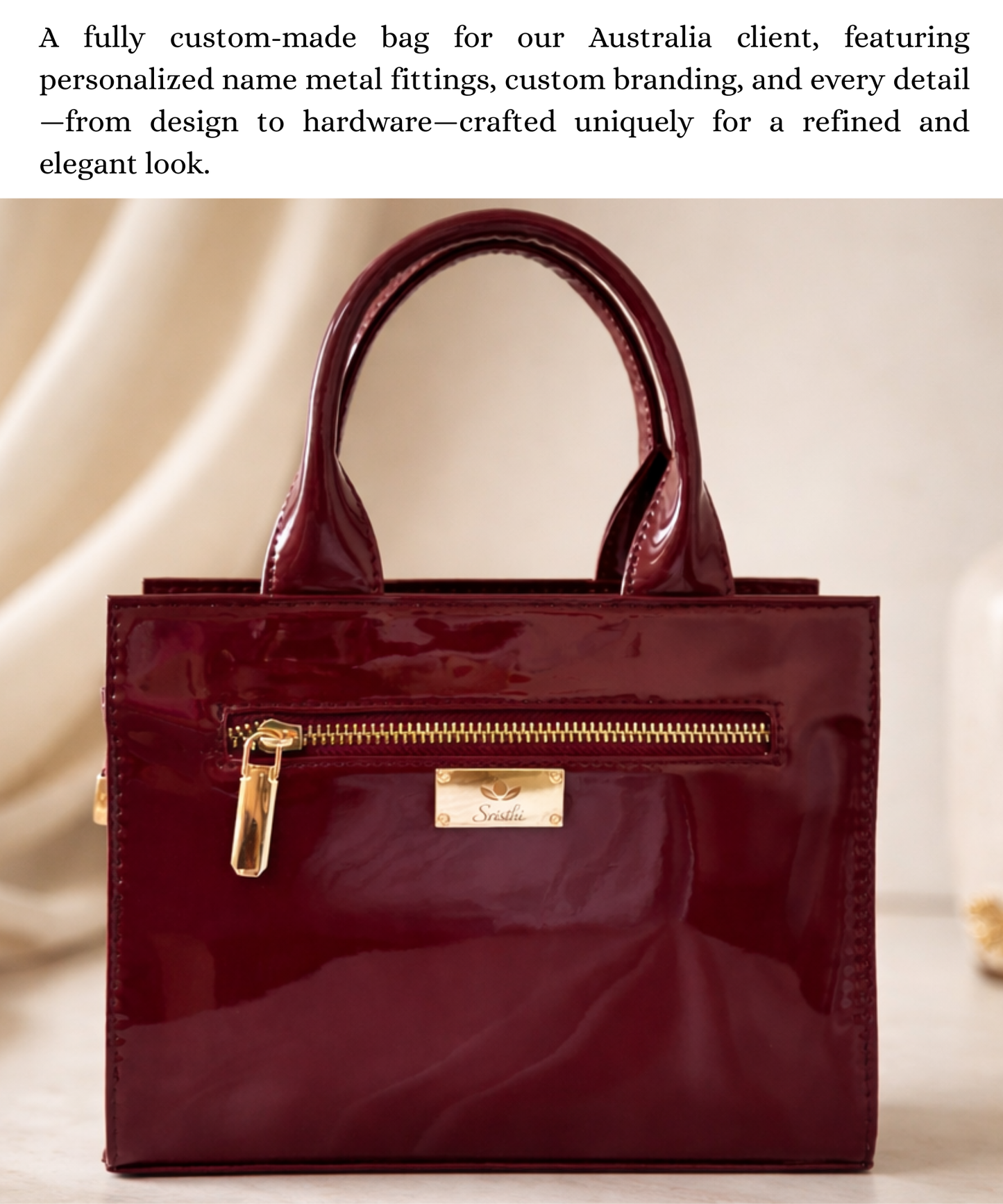 Custom Made Lippan Art Bag