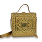 Maharani Square Lippan Art Handcrafted Box Bag