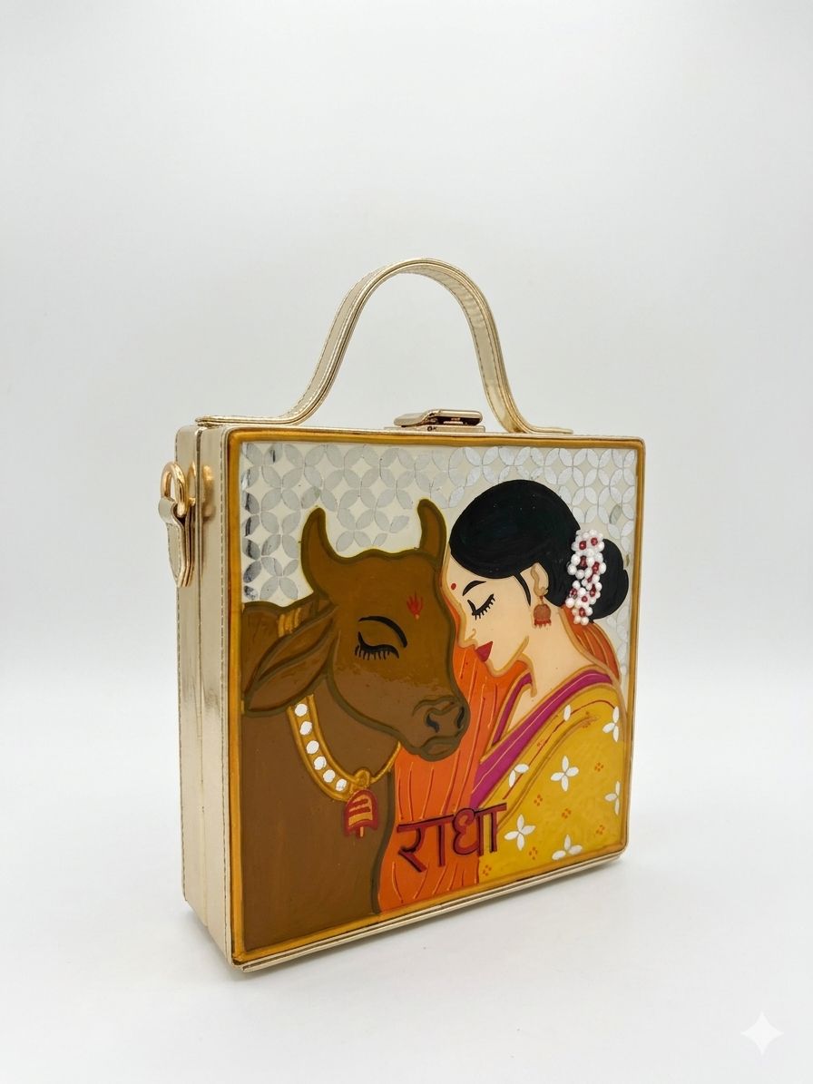 Gauri Lippan Art Box Bag