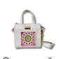 White Mandala Lippan Art Handcrafted Sling