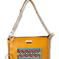 Boho Soul Lippan Art Handcrafted Baguette Bag/Sling